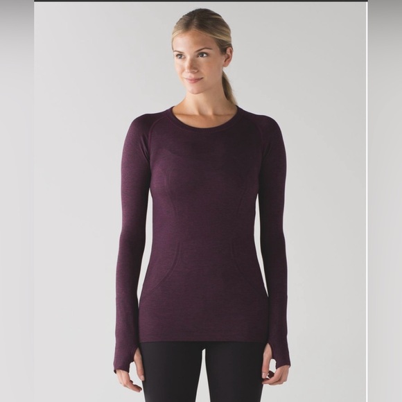 Lululemon Swiftly Tech Long Sleeve Crew
Plum / Black size 4 - Picture 1 of 8